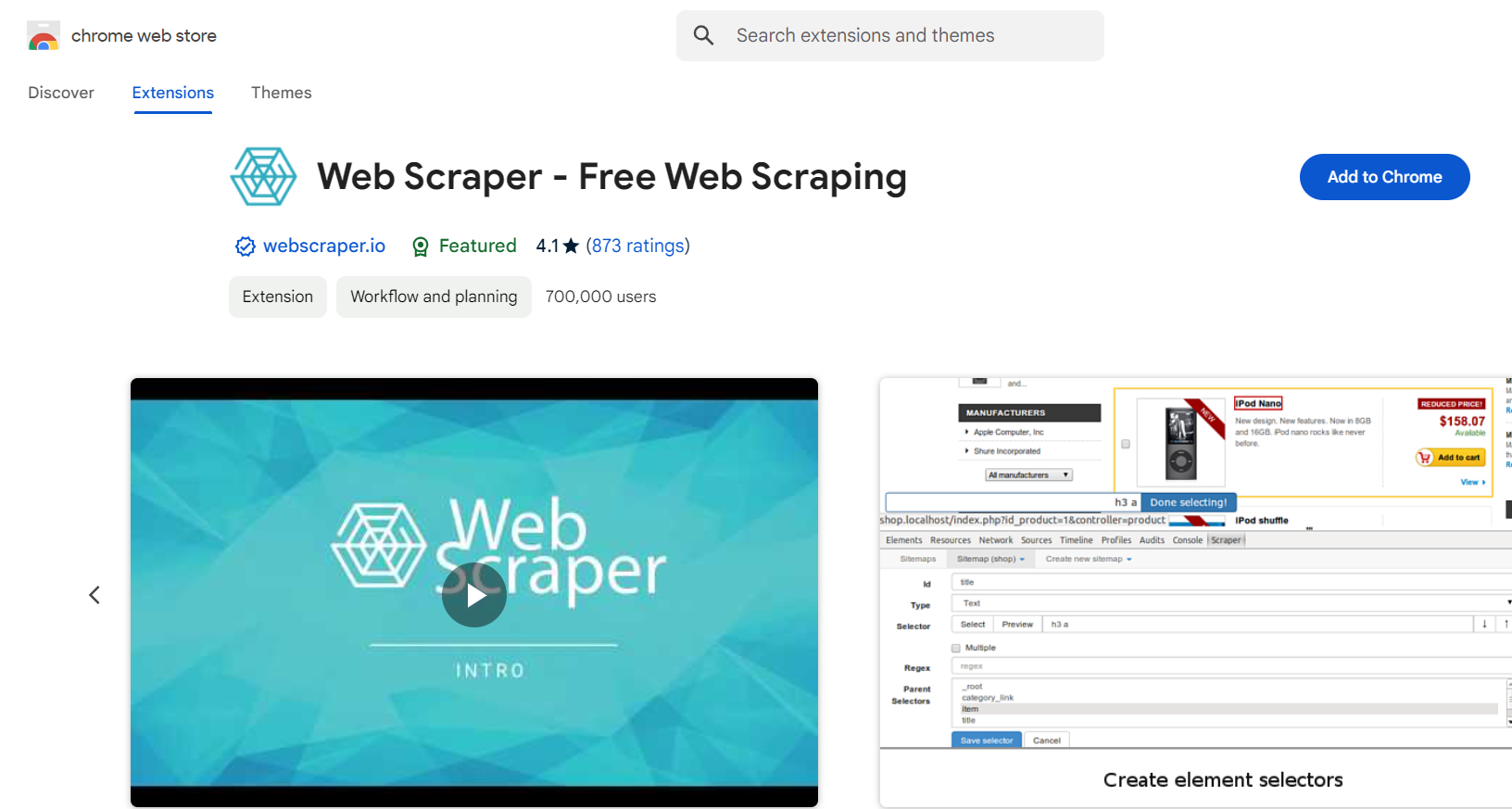 Web scraper